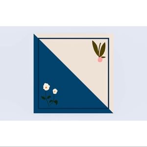 🆕 assorted colours flower leaves square scarf